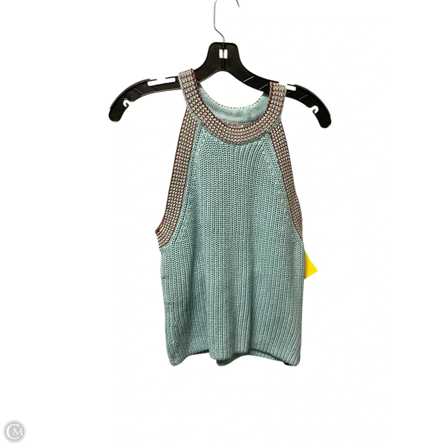 Top Sleeveless By Madewell In Blue, Size: M