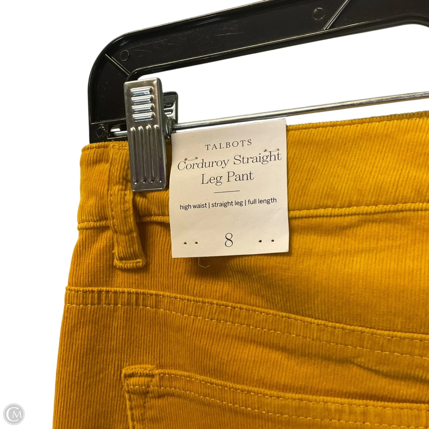Pants Corduroy By Talbots In Yellow, Size: 8