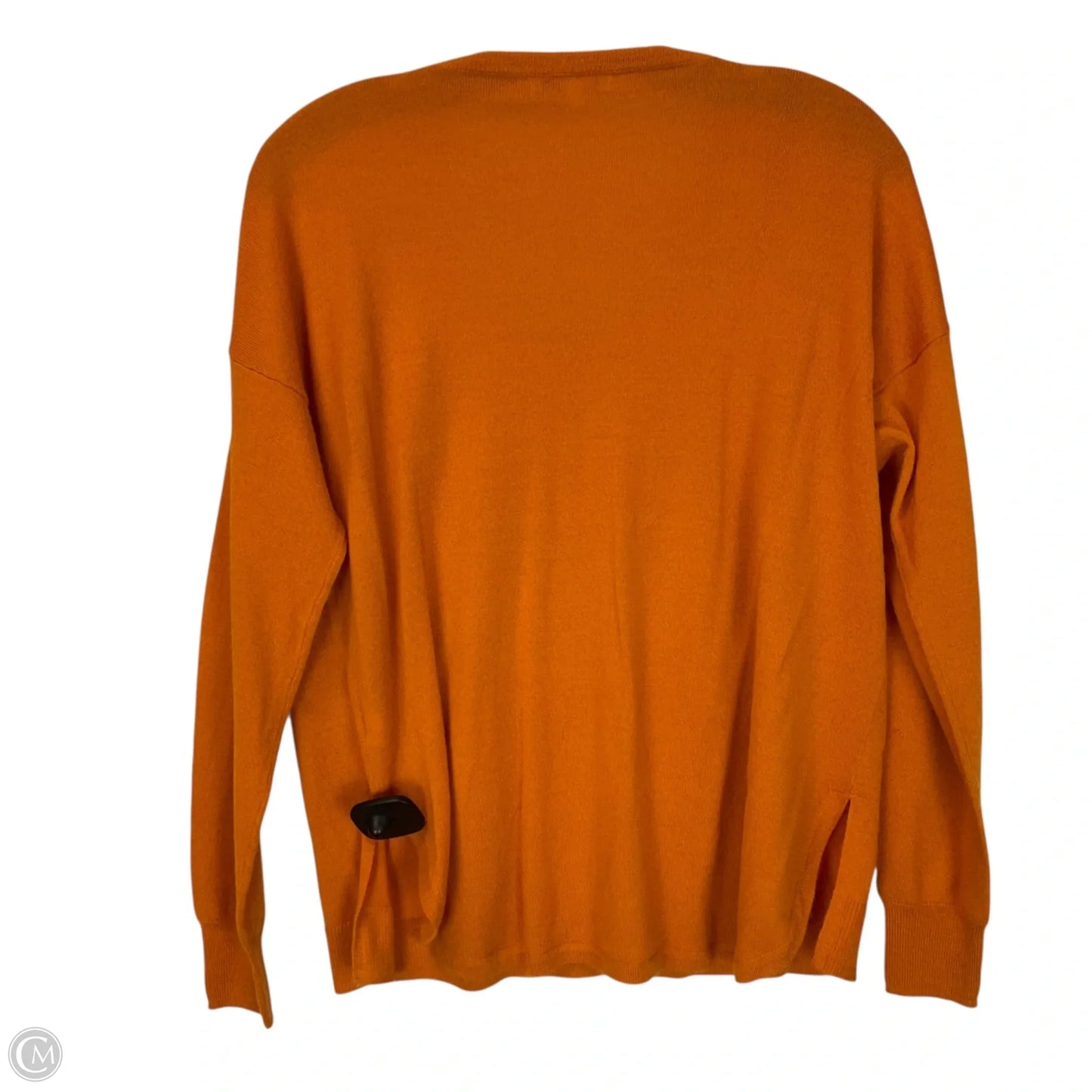 Top Long Sleeve By Madewell In Orange, Size: M