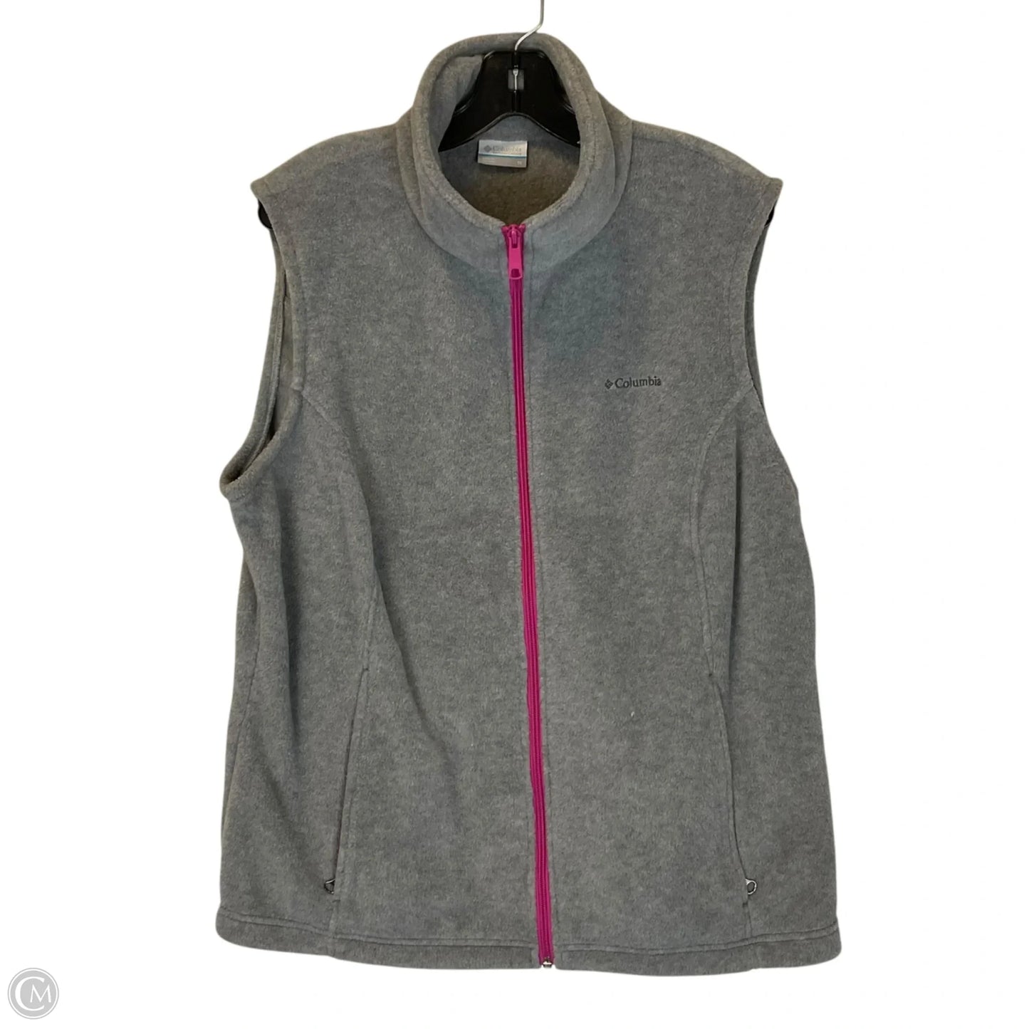 Vest Fleece By Columbia In Grey, Size: 1x