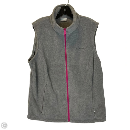 Vest Fleece By Columbia In Grey, Size: 1x