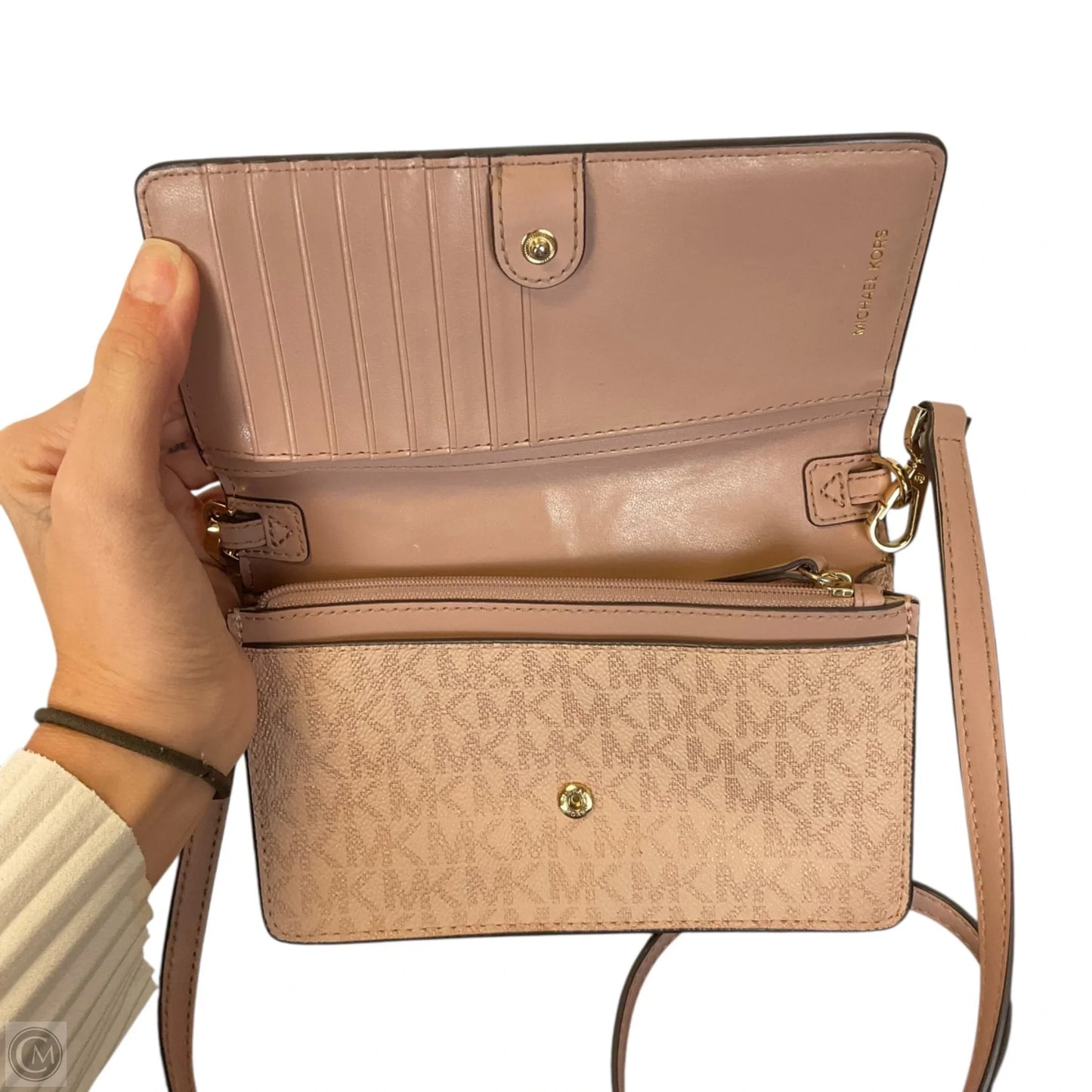 Crossbody Designer By Michael Kors, Size: Small