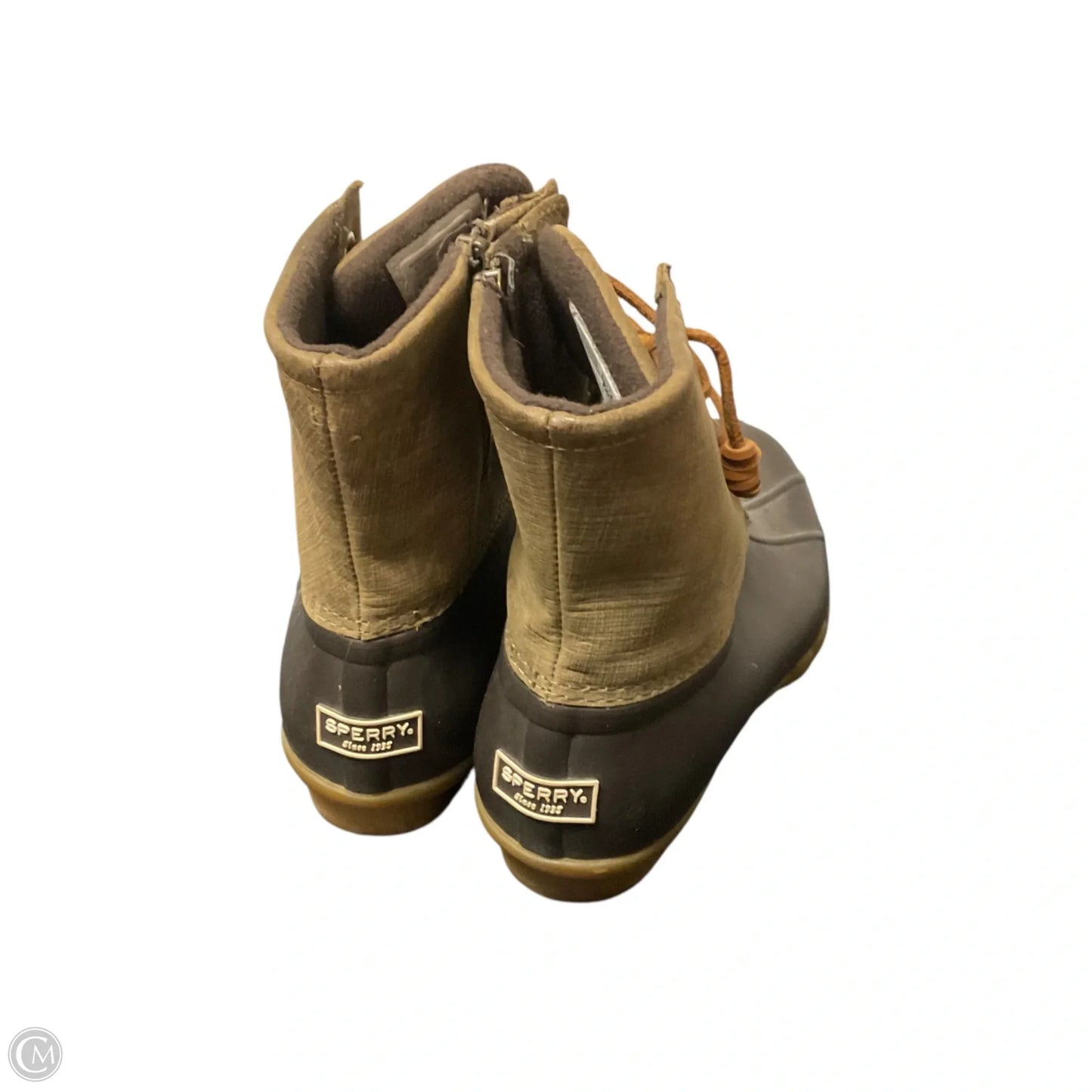 Boots Rain By Sperry In Brown & Green, Size: 9