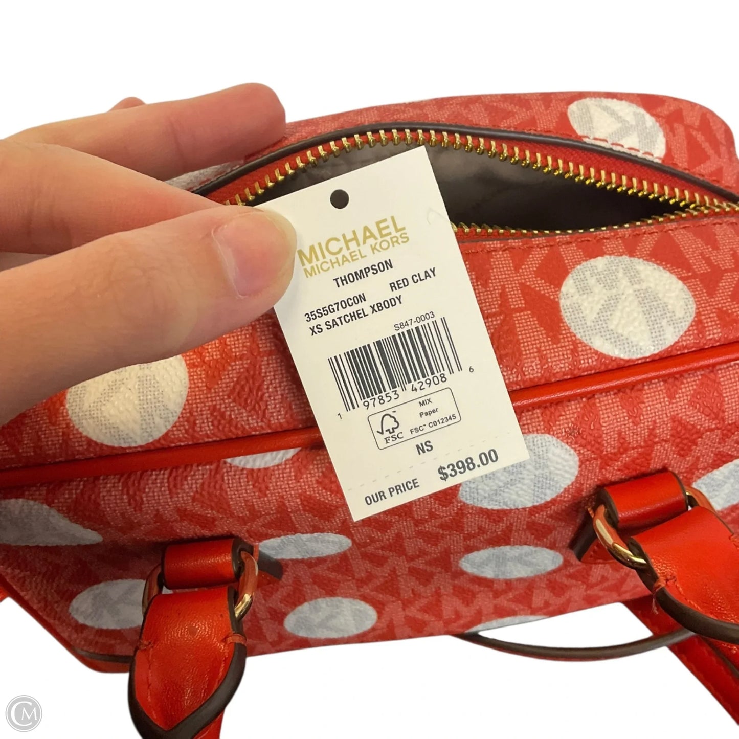 Crossbody Designer By Michael Kors, Size: Small