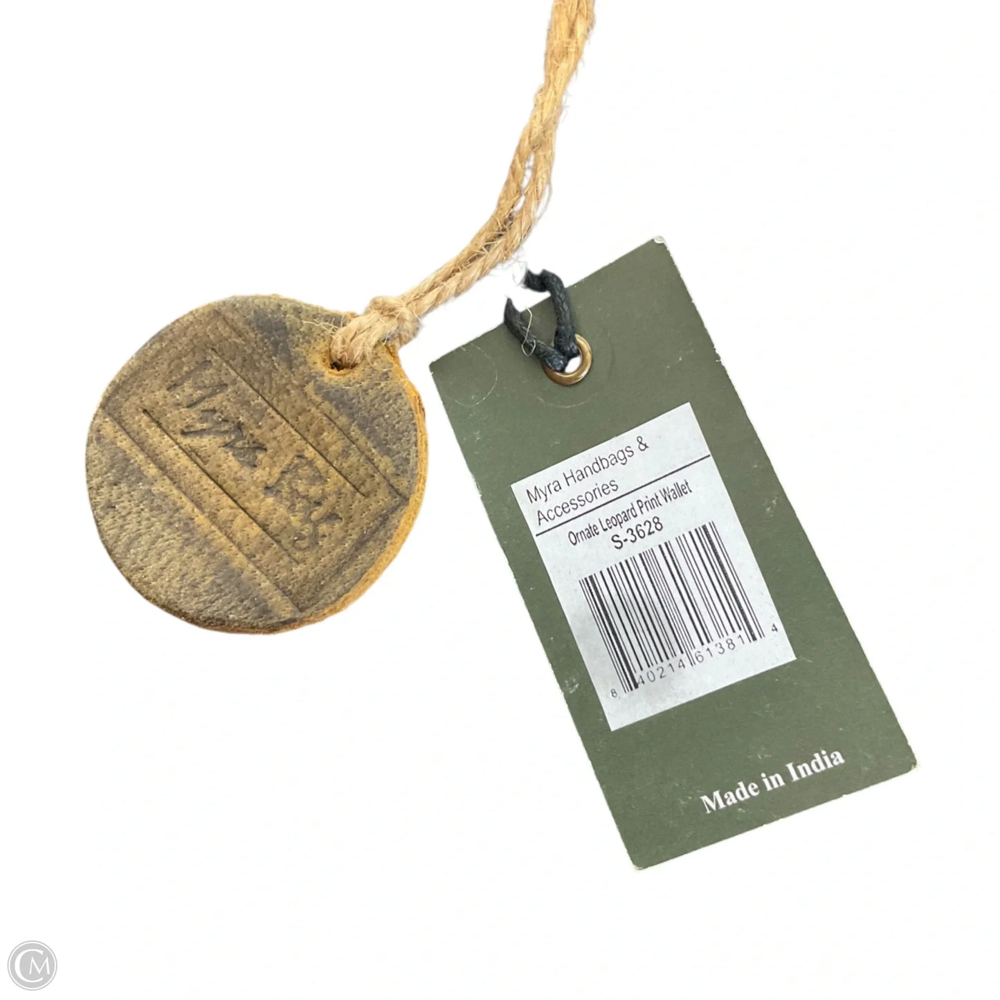 Clutch Leather By Myra, Size: Small