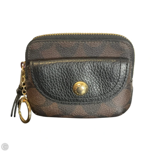 Coin Purse Designer By Coach, Size: Small