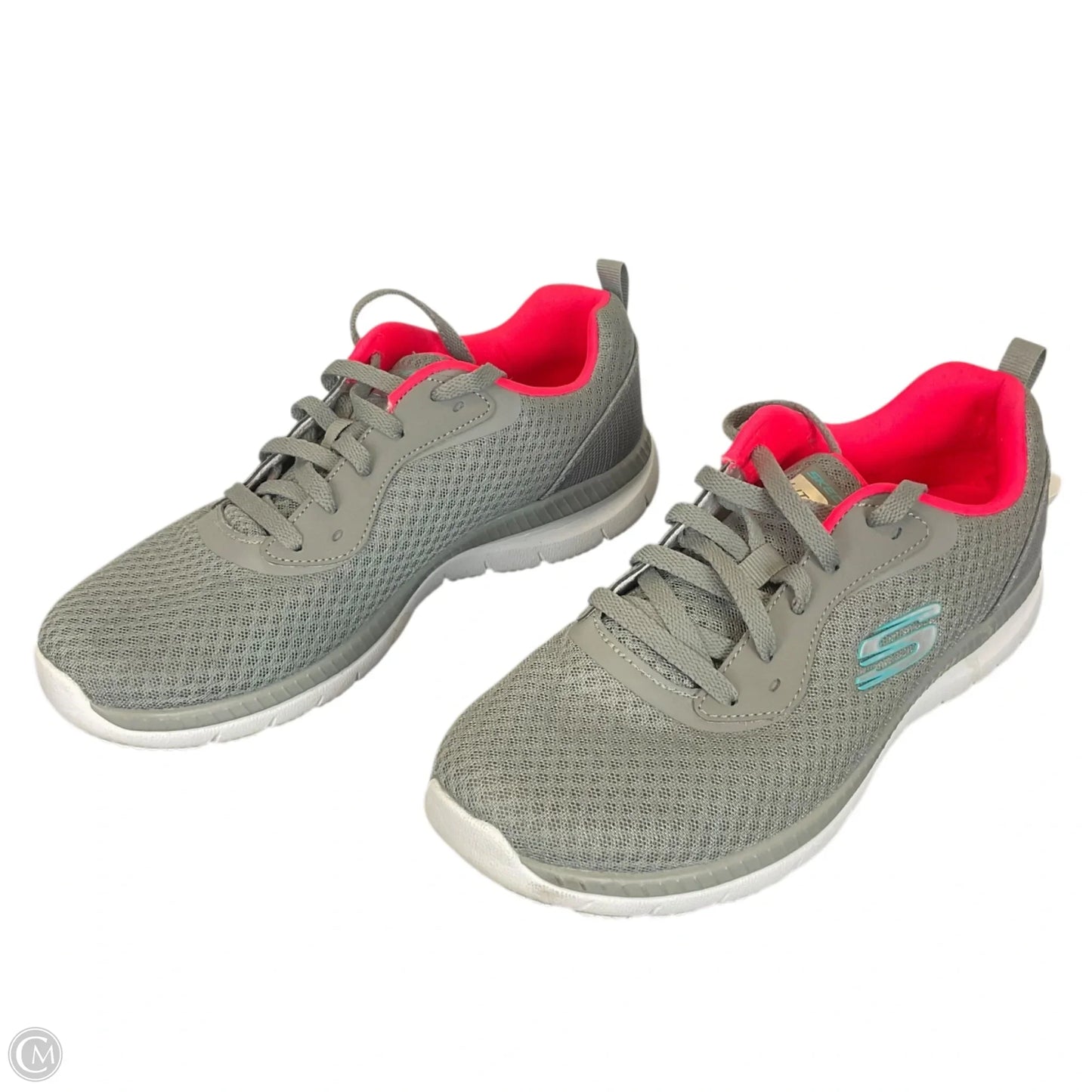 Shoes Athletic By Skechers In Grey, Size: 8