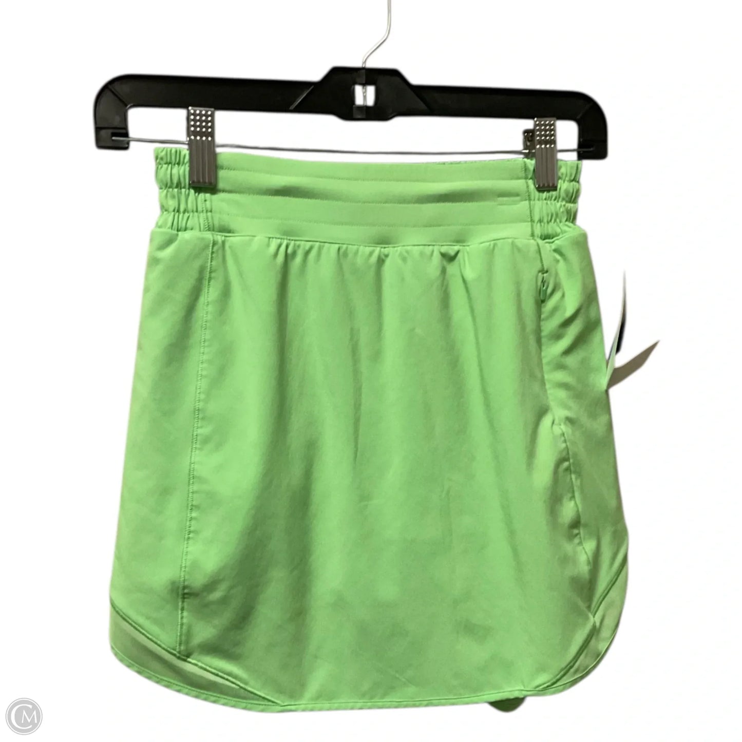 Athletic Skort By Lululemon In Green, Size: 4