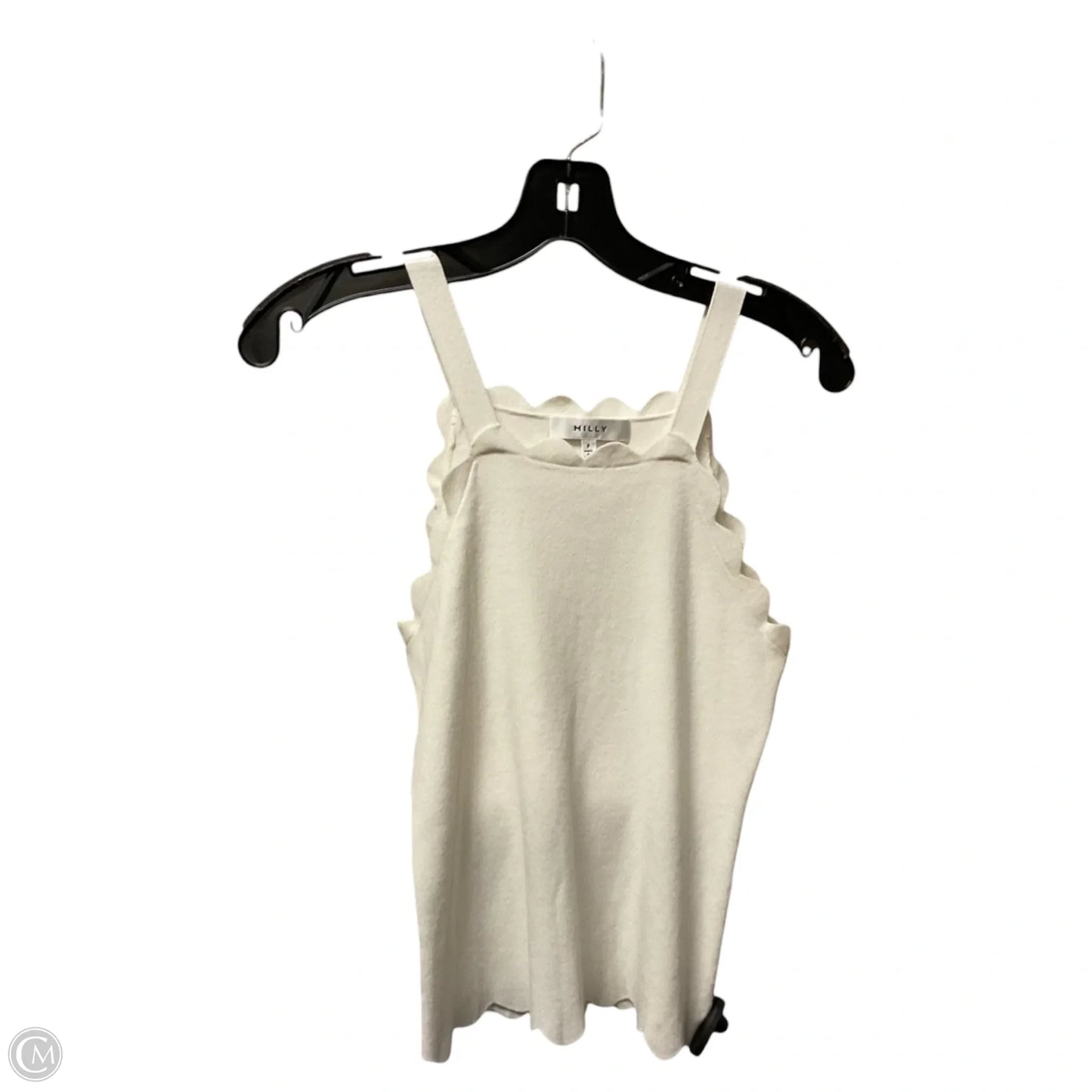Top Sleeveless Designer By Milly In White, Size: S