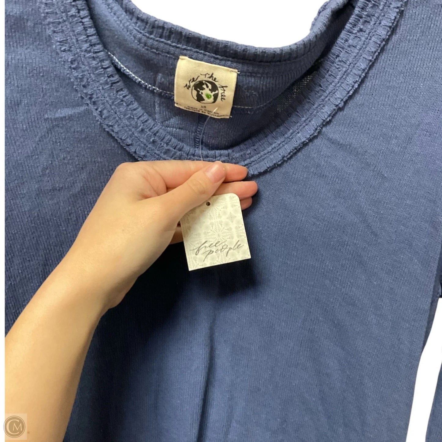Tunic Long Sleeve By We The Free In Blue, Size: Xs