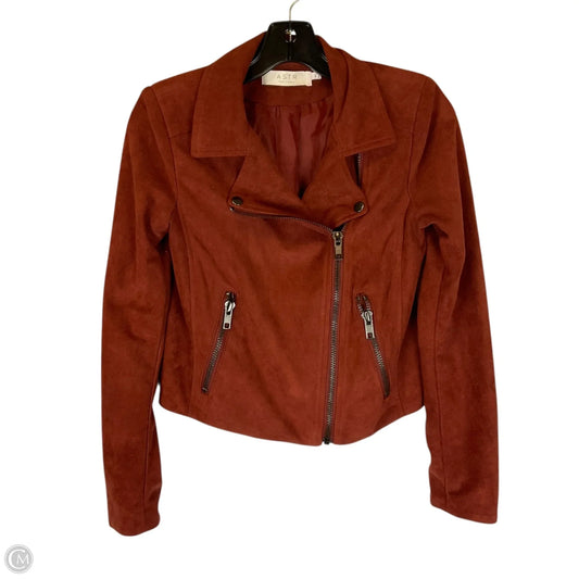Jacket Moto By Astr In Red, Size: Xs