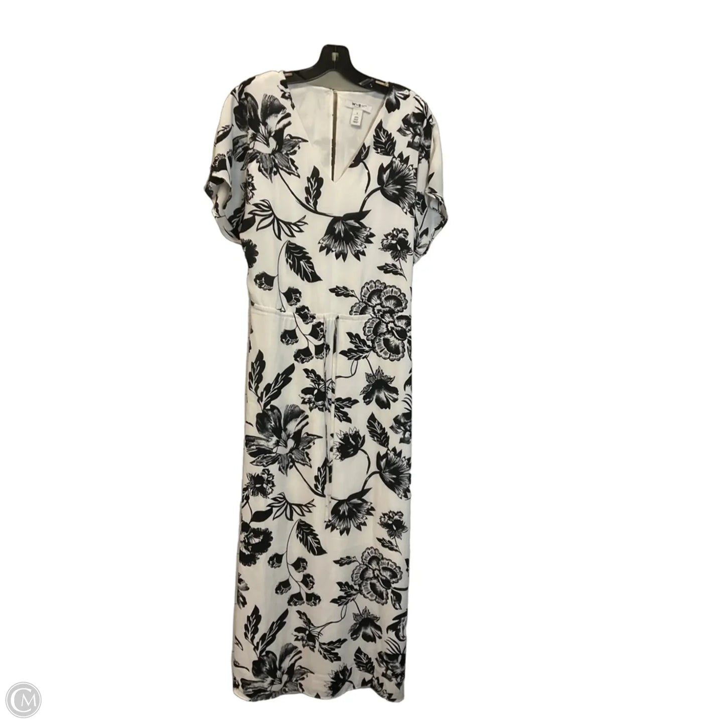Dress Casual Maxi By White House Black Market In Black & White, Size: S