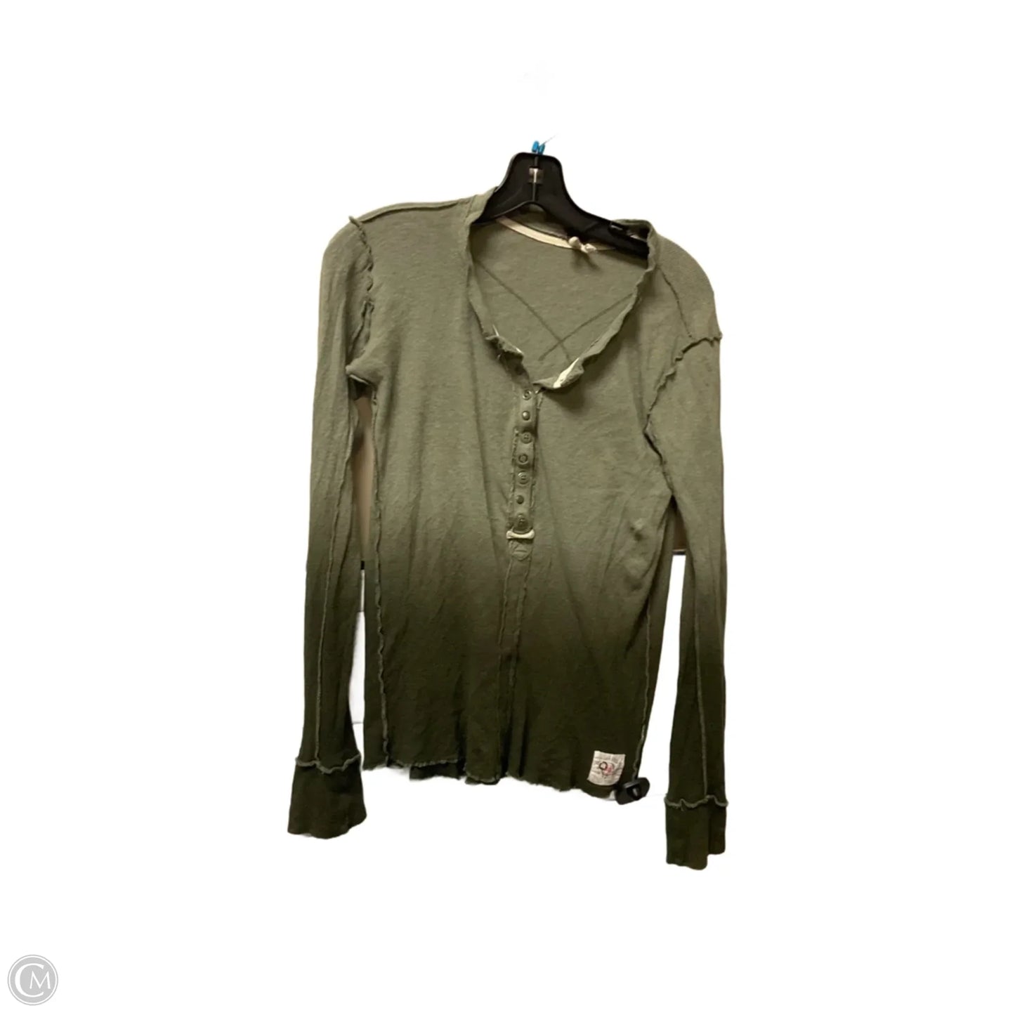 Top Long Sleeve By We The Free In Green, Size: Xs