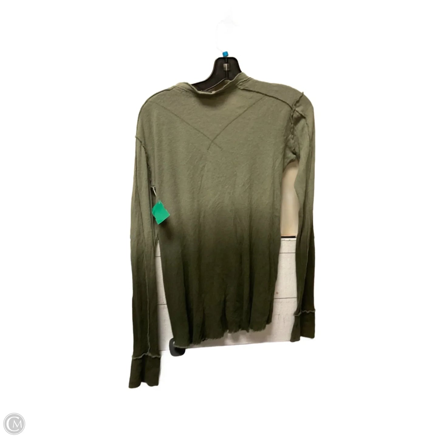Top Long Sleeve By We The Free In Green, Size: Xs