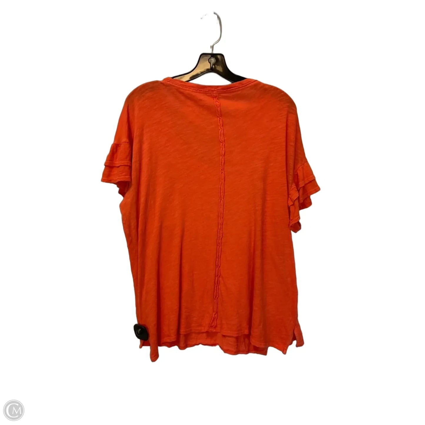 Top Short Sleeve By Pilcro In Orange, Size: L