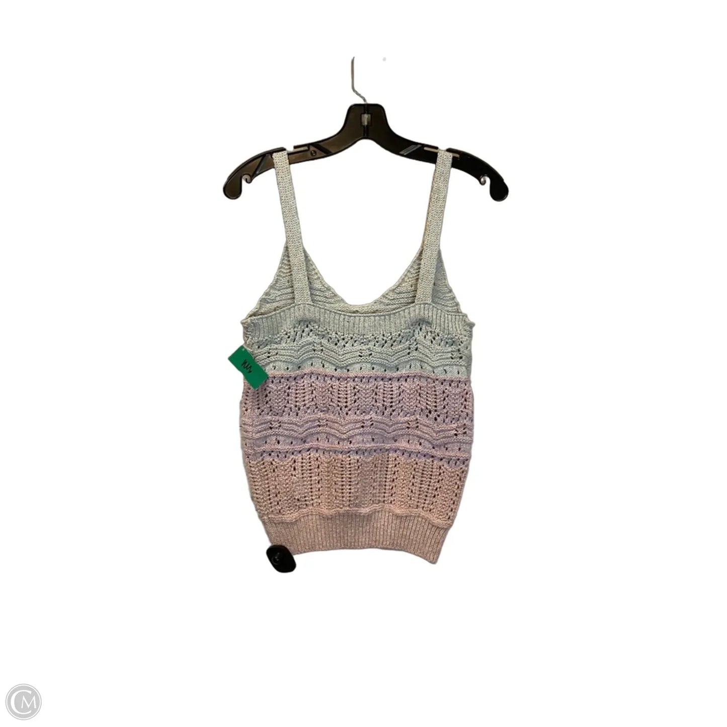 Top Sleeveless By Dex In Blue & Pink, Size: S