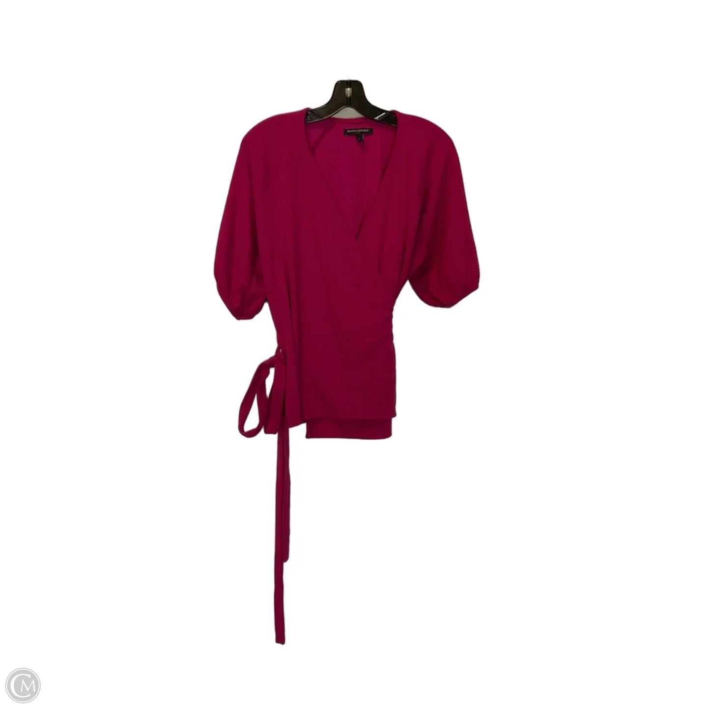 Top Short Sleeve By Banana Republic In Pink, Size: L