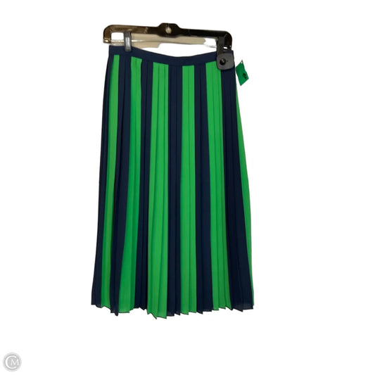 Skirt Midi By J. Crew In Blue & Green, Size: 2