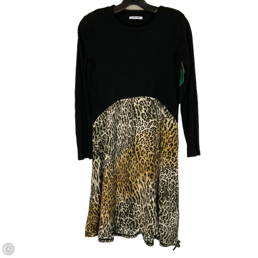 Dress Casual Short By Zara In Animal Print, Size: M