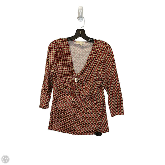 Top Long Sleeve Basic By Michael By Michael Kors In Multi-colored, Size: M