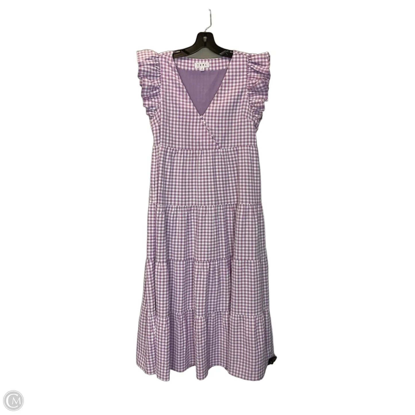Dress Casual Maxi By Thml In Purple & White, Size: S