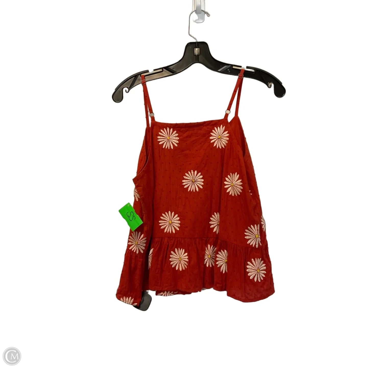 Top Sleeveless By Loft In Orange, Size: S