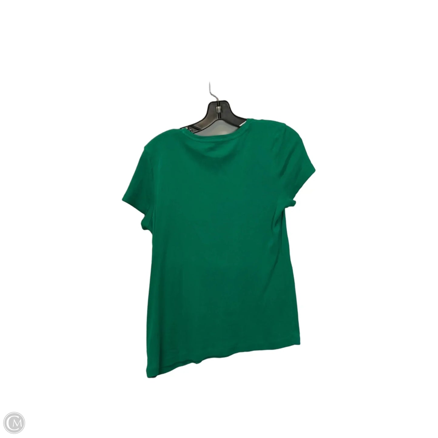 Top Short Sleeve Basic By Talbots In Green, Size: S