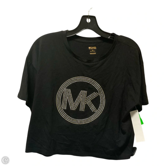 Top Short Sleeve Basic By Michael By Michael Kors In Black, Size: S
