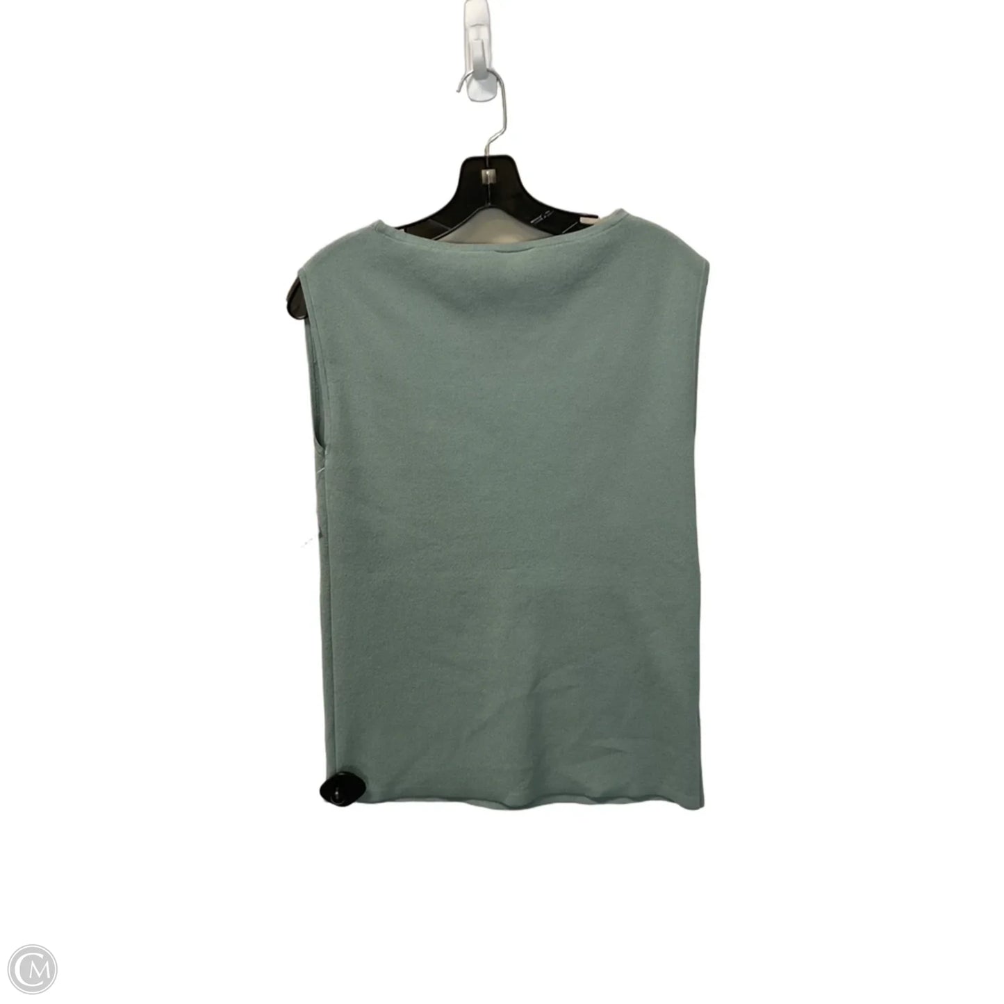 Top Sleeveless By Ann Taylor In Green, Size: M