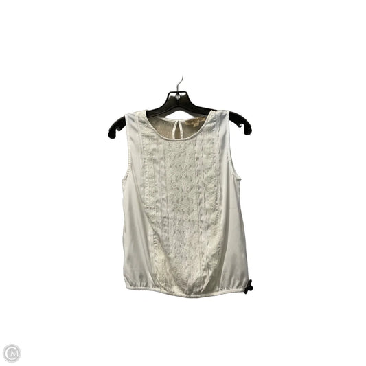 Top Sleeveless By Vintage America In White, Size: Xs