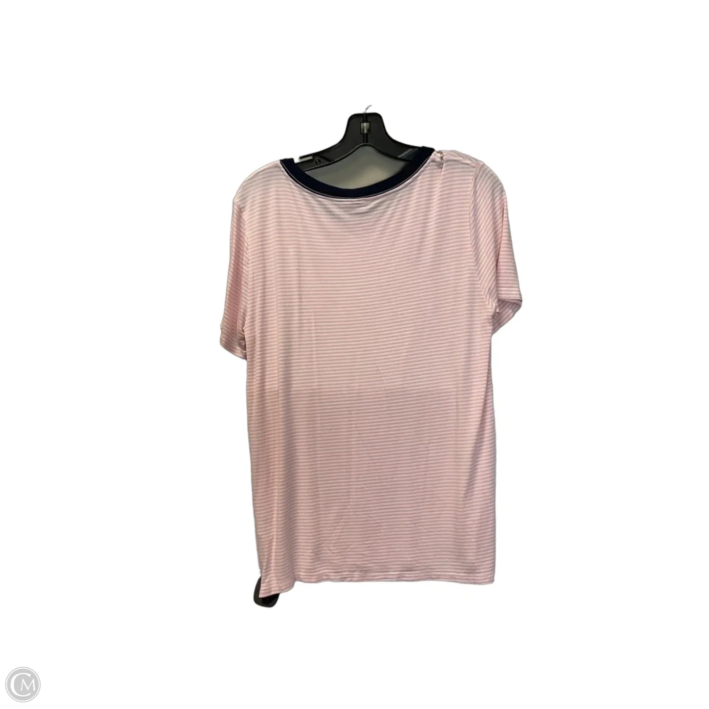 Top Short Sleeve Basic By Lascana In Striped Pattern, Size: M