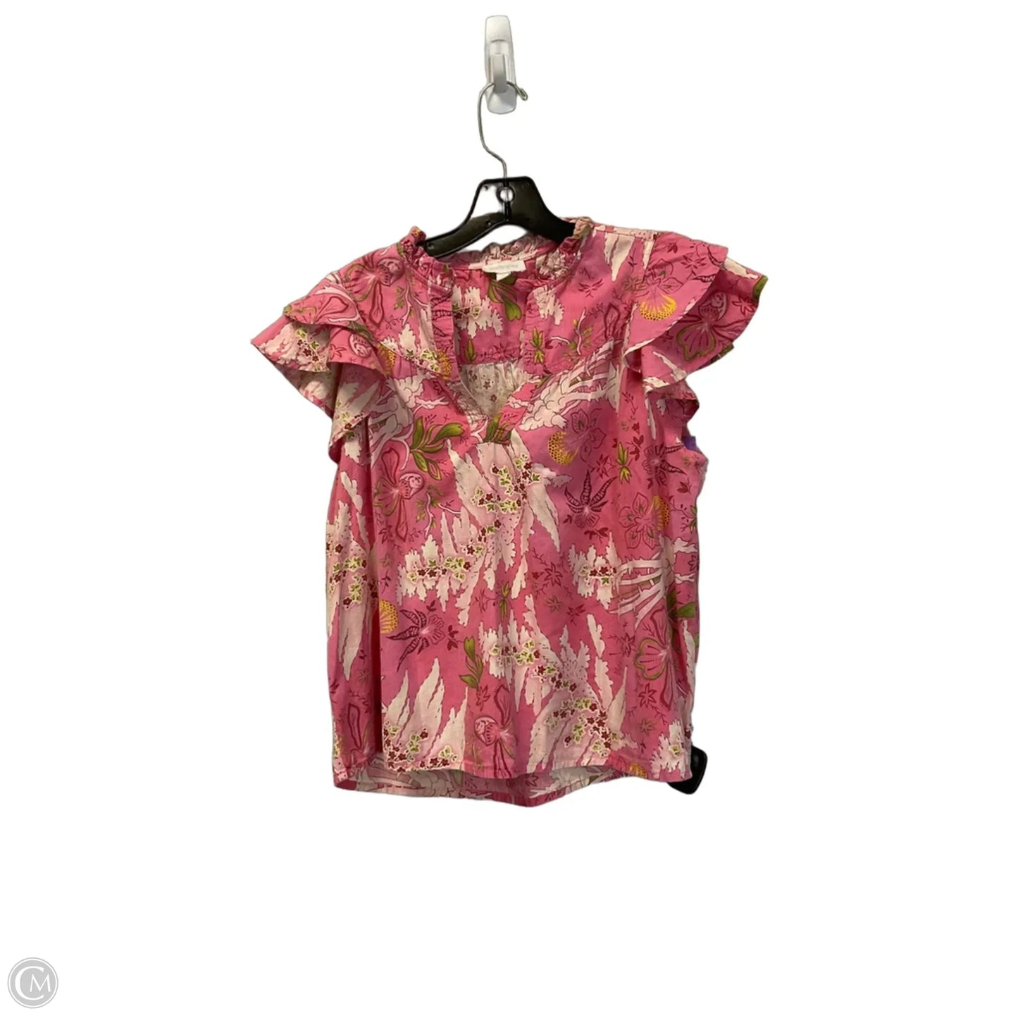 Top Short Sleeve By Clothes Mentor In Pink, Size: M
