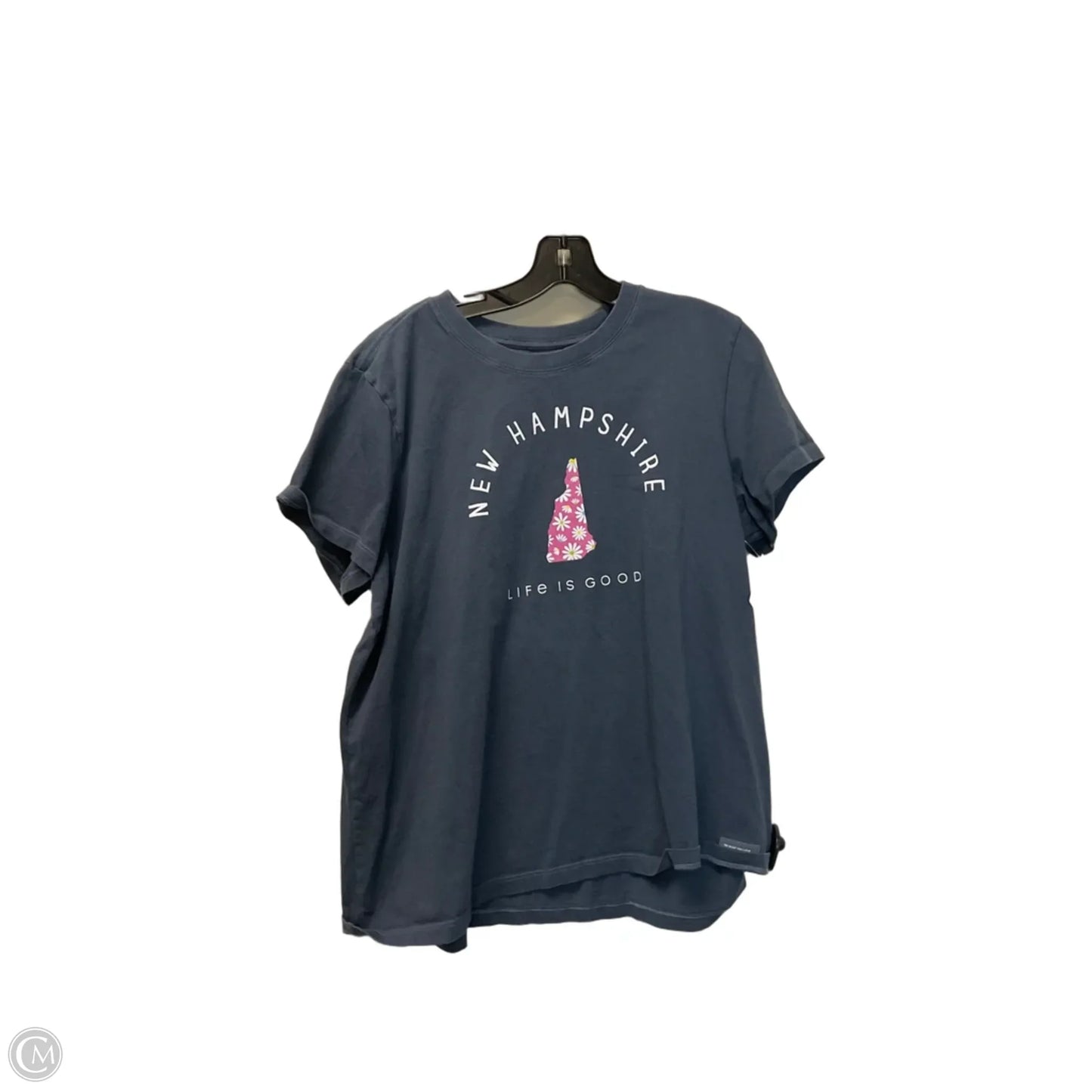 Top Short Sleeve Basic By Life Is Good In Blue, Size: Xl