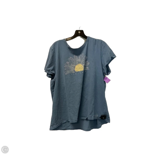 Top Short Sleeve Basic By Life Is Good In Blue, Size: Xxl