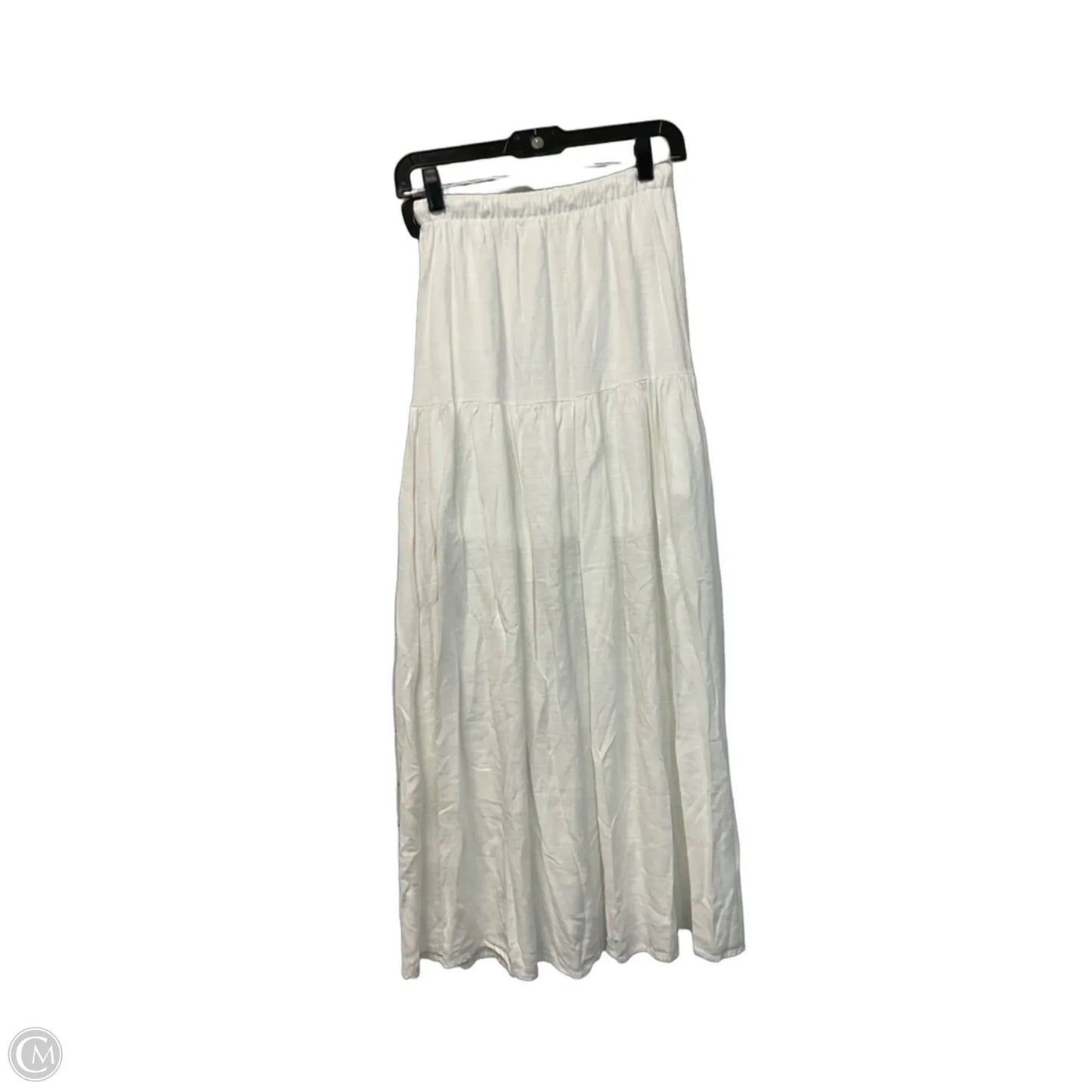 Skirt Maxi By Clothes Mentor In White, Size: Xs