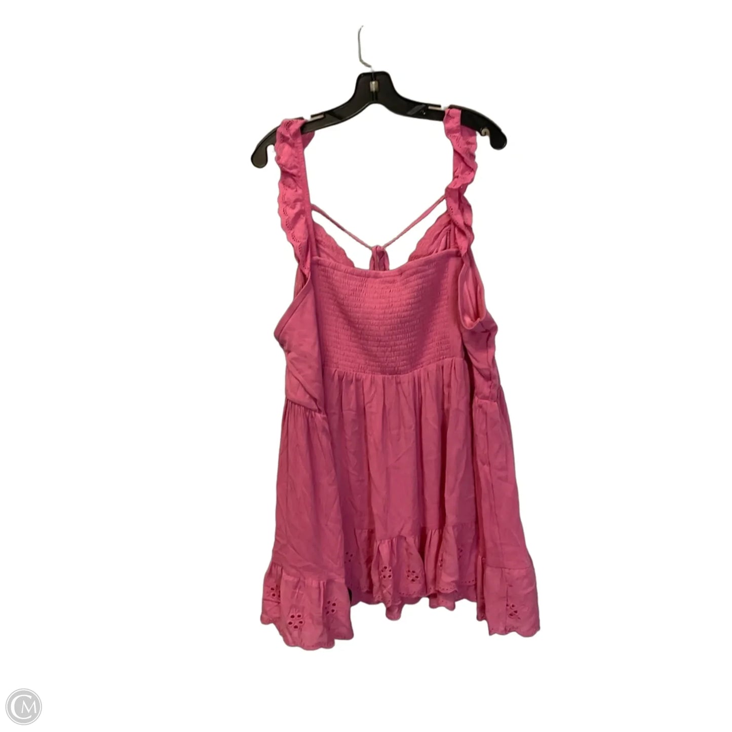 Top Sleeveless By Torrid In Pink, Size: 4x
