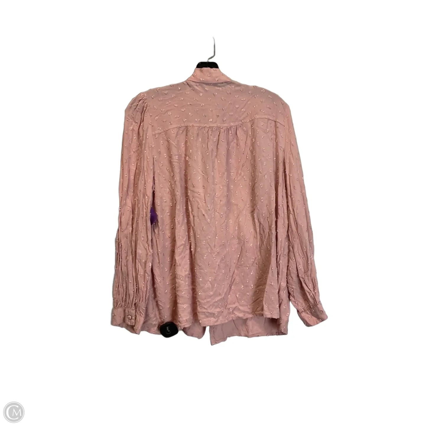 Top Long Sleeve By Loft In Pink, Size: L