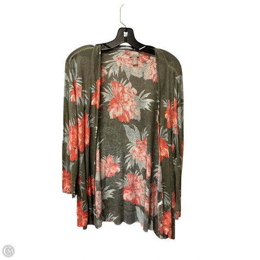 Cardigan By Chicos In Green, Size: L