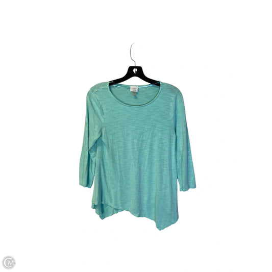 Top Long Sleeve By Cupio In Blue, Size: M