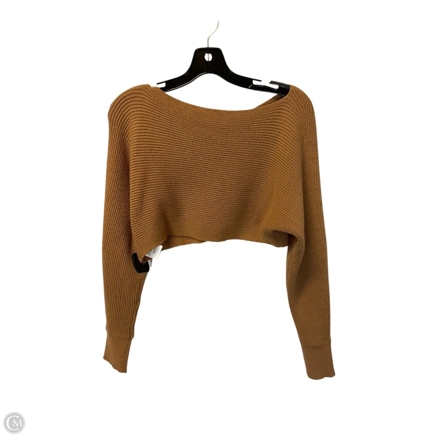 Top Long Sleeve By Express In Tan, Size: S