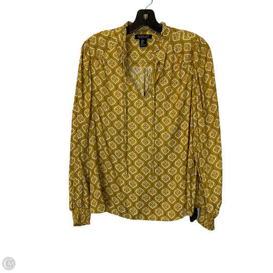 Top Long Sleeve By Rachel Zoe In Floral Print, Size: M