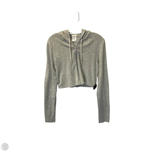 Jacket Shirt By Aerie In Grey, Size: L