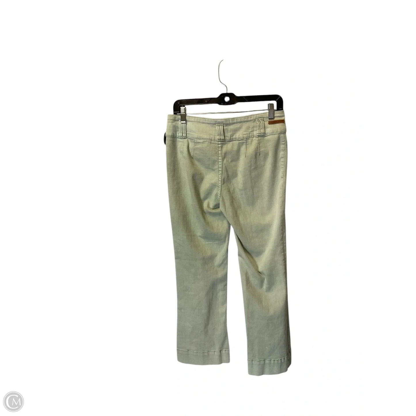 Jeans Flared By Pilcro In Green Denim, Size: 4