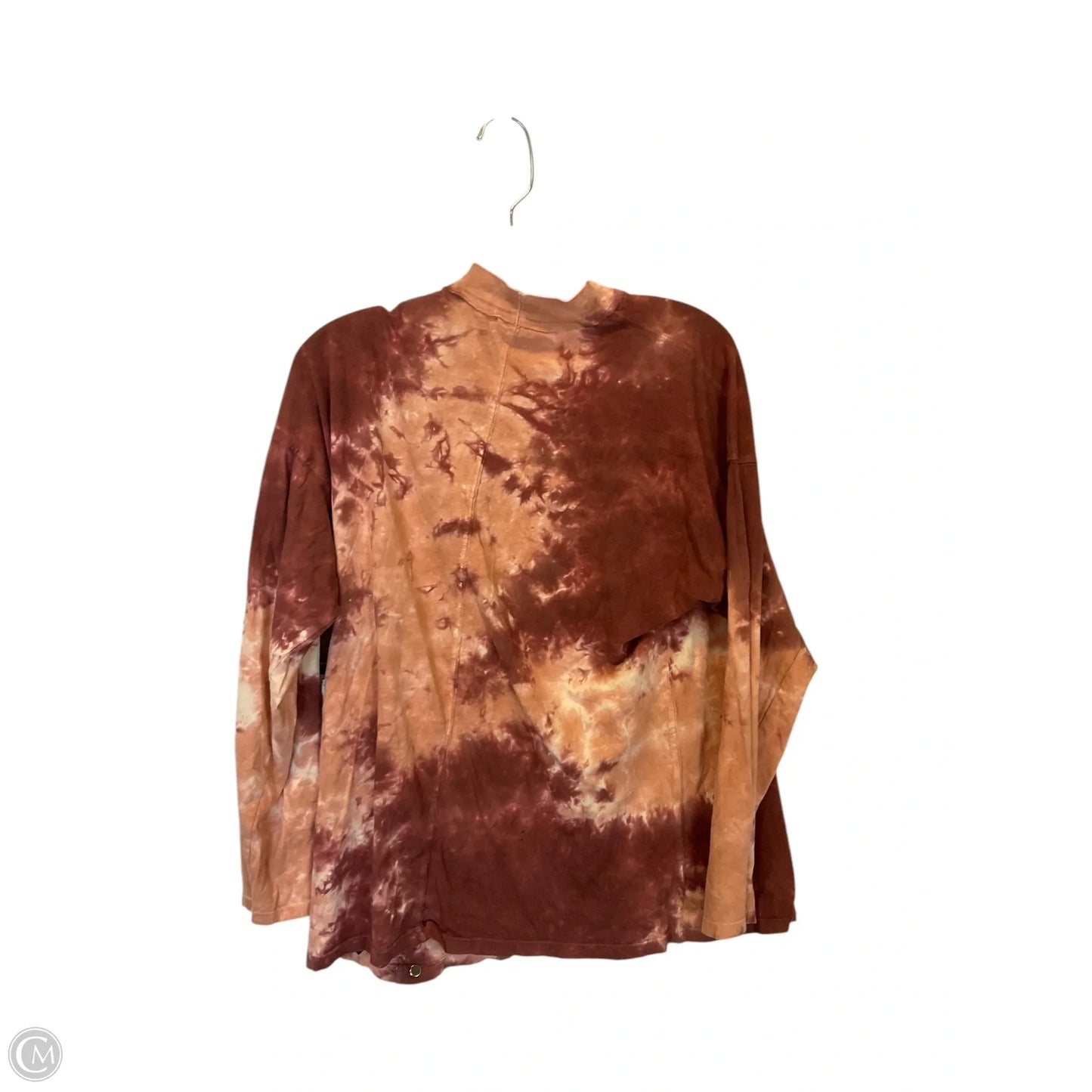 Top Long Sleeve Basic By We The Free In Tie Dye Print, Size: Xs