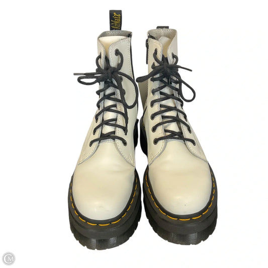 Boots Combat By Dr Martens In White, Size: 7