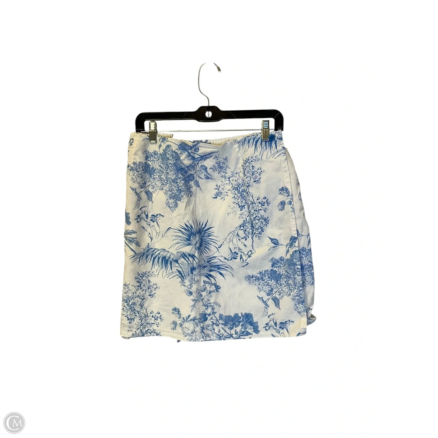 Shorts By Denim And Company In Floral Print, Size: 1x