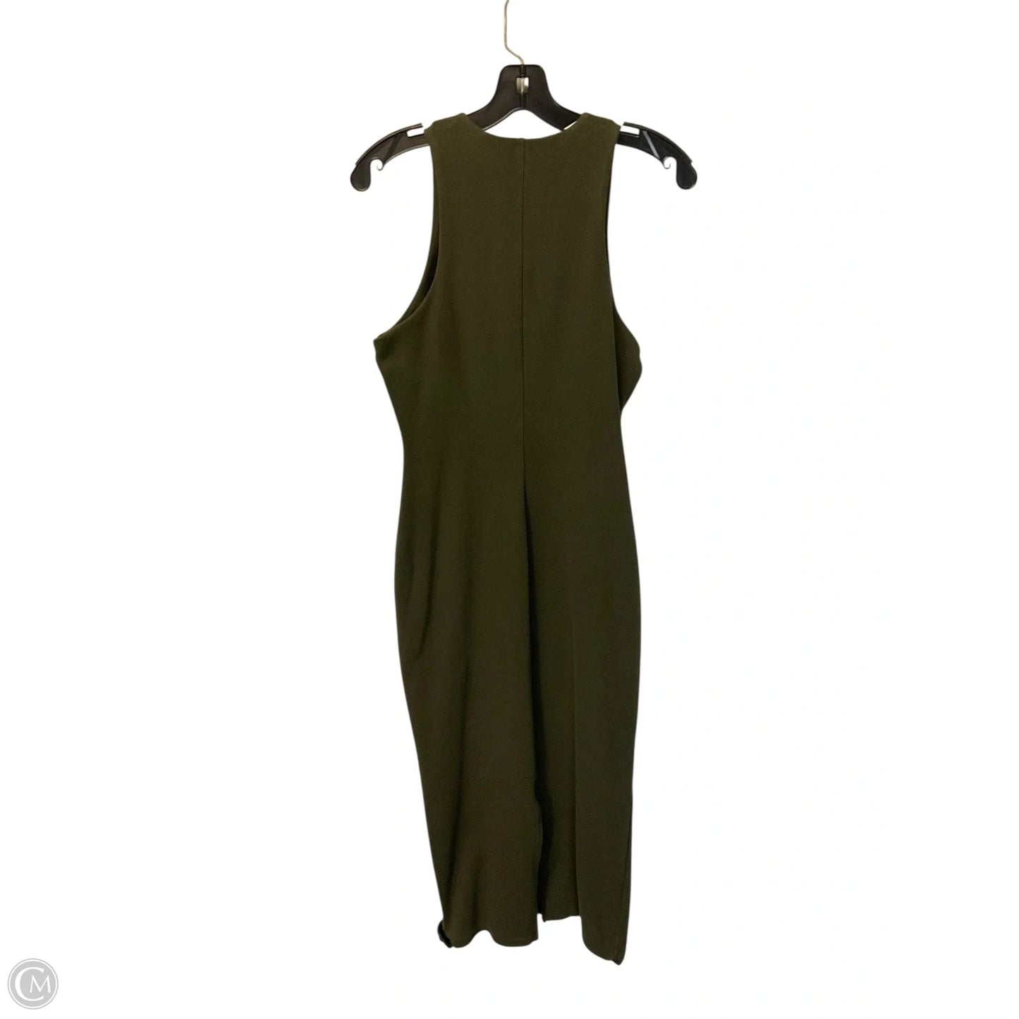 Dress Casual Maxi By Express In Green, Size: M