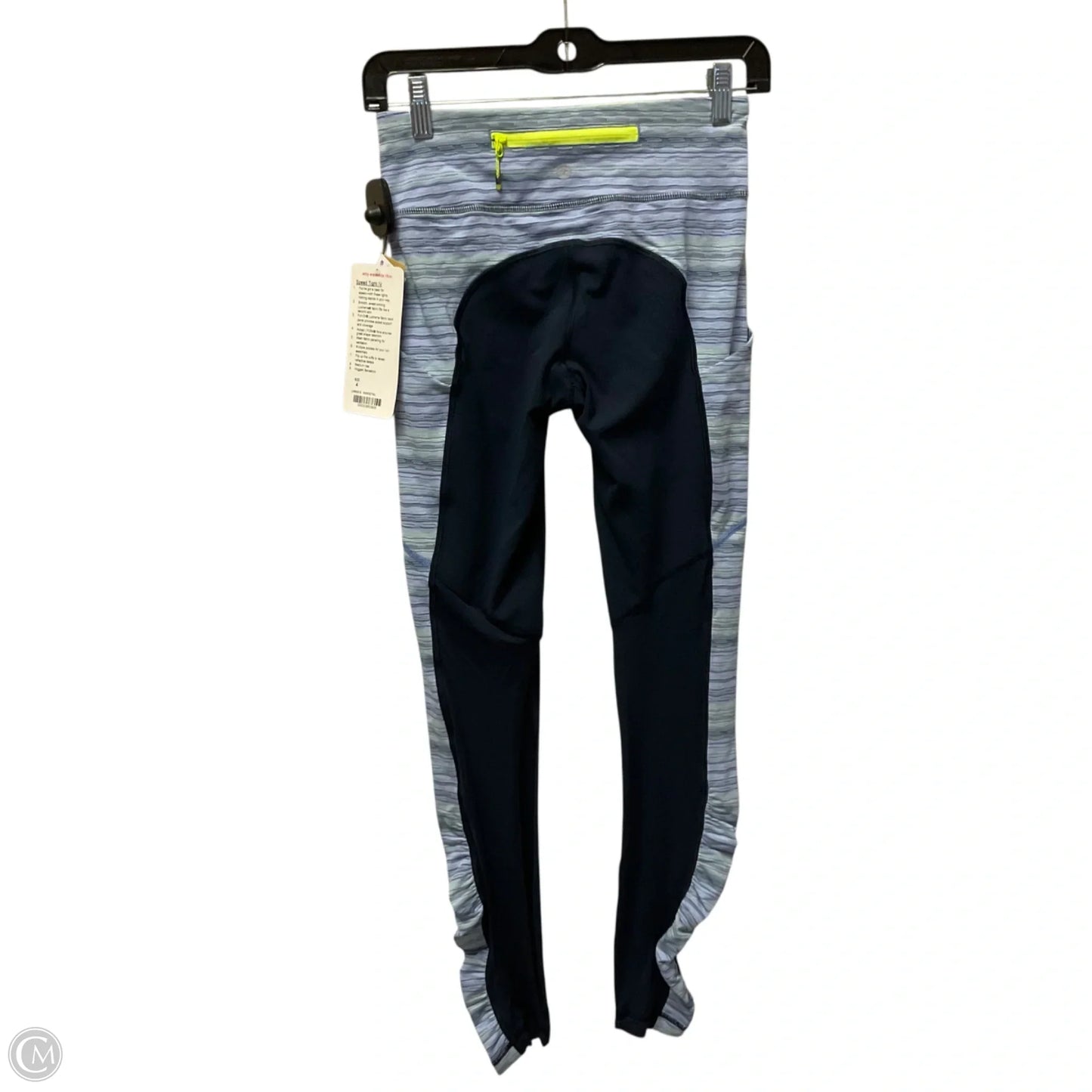 Athletic Leggings By Lululemon In Blue, Size: 4