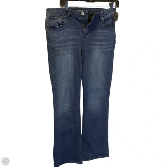 Jeans Flared By 1822 Denim In Blue Denim, Size: 14