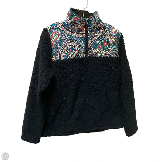 Sweatshirt Collar By Vera Bradley In Blue, Size: S